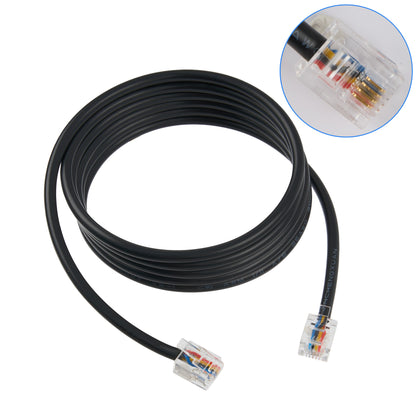 4 Pin Crystal Plug Sync Cable for Adjustable Bed Base RJ11 Phone Plug Sync Control Cable