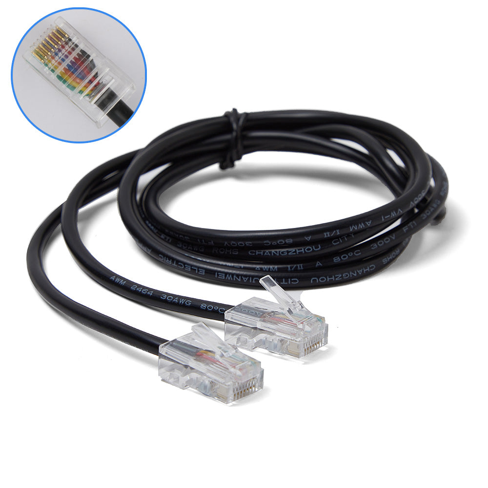 8 Pin Crystal Plug Sync Cable for Adjustable Bed Base RJ45 RJ11 Phone Plug Sync Control Cable