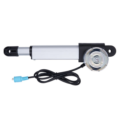 Linear actuator with cable on a white background