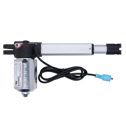Electric actuator with cable on a white background