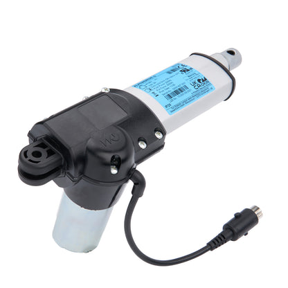 Mechanical pump with black and white design on a white background