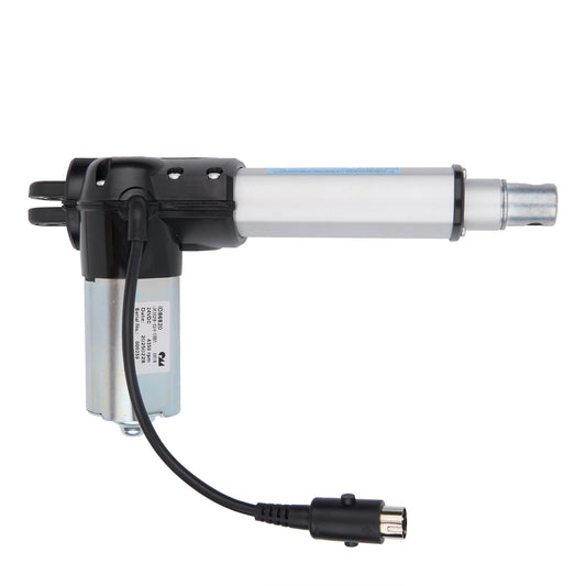 Electric actuator with cable on a white background