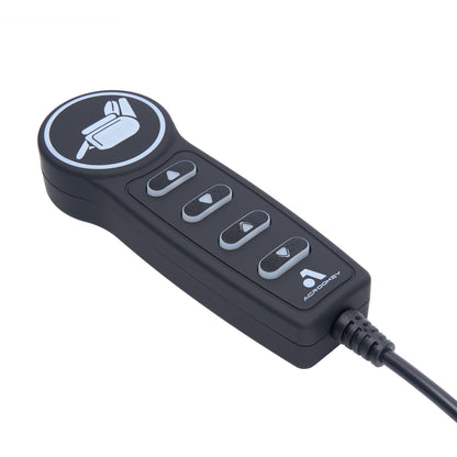 Acrookey 4 button 5 pin remote controller for Recliner Lift Chair with USB Type C & Backlit