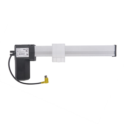 OKIN BETADRIVE 90923 Linear Actuator for Recliner/Lift Chair, showing a silver actuator body, black motor housing, and attached electrical cable with a plug.