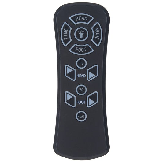BWR100B-DVF-2-01 12-Button Wireless Remote Controller for Adjustable Bed Bases