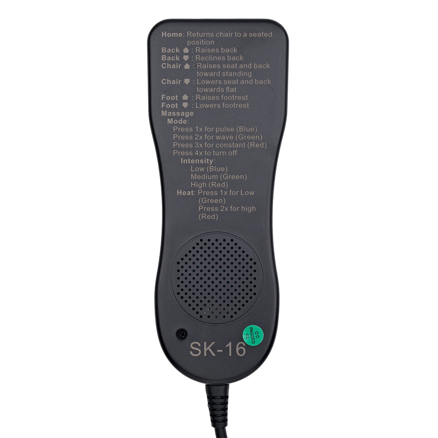 eMoMo SQ1936RRH2 10-Button 5-Pin Remote Controller