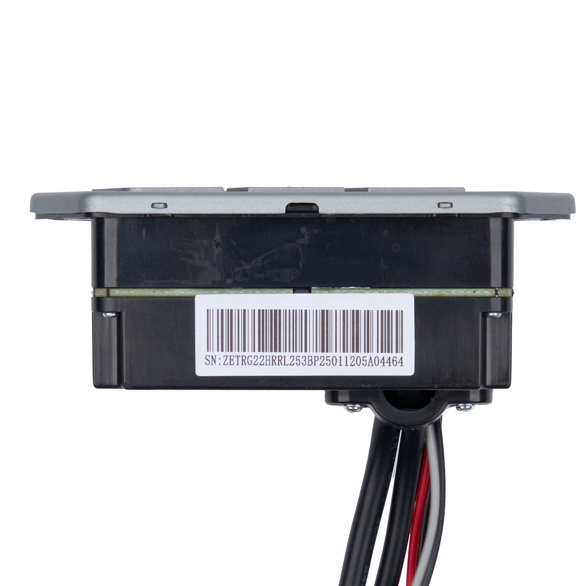 Bar code sticker of the eMoMo TRG22HRRL Right Side Facing Version 7-Button Control Switch 