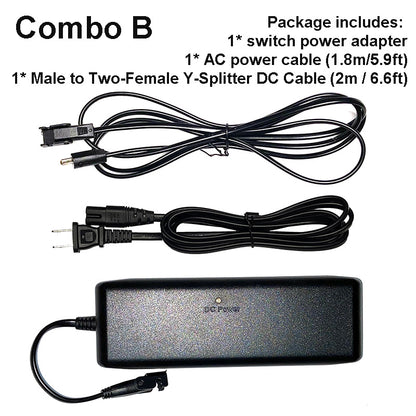 29V 2A AC/DC Recliner Power Adapter with Battery Compartment AC cable & DC cable