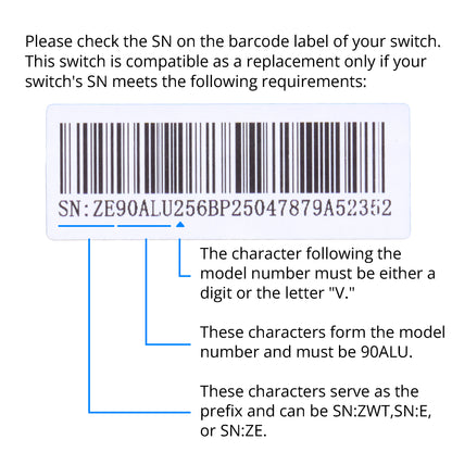 Compatibility note of eMoMo HX90ALU Switch for Lift Chair and Power Recliner with 3 Buttons, 2 Plugs and a USB Port