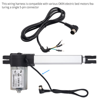 OKIN R5.742.01.003E 5-Pin Linear Actuator Wire Harness