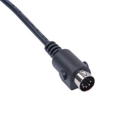 Black cable with a 4-pin connector on a white background