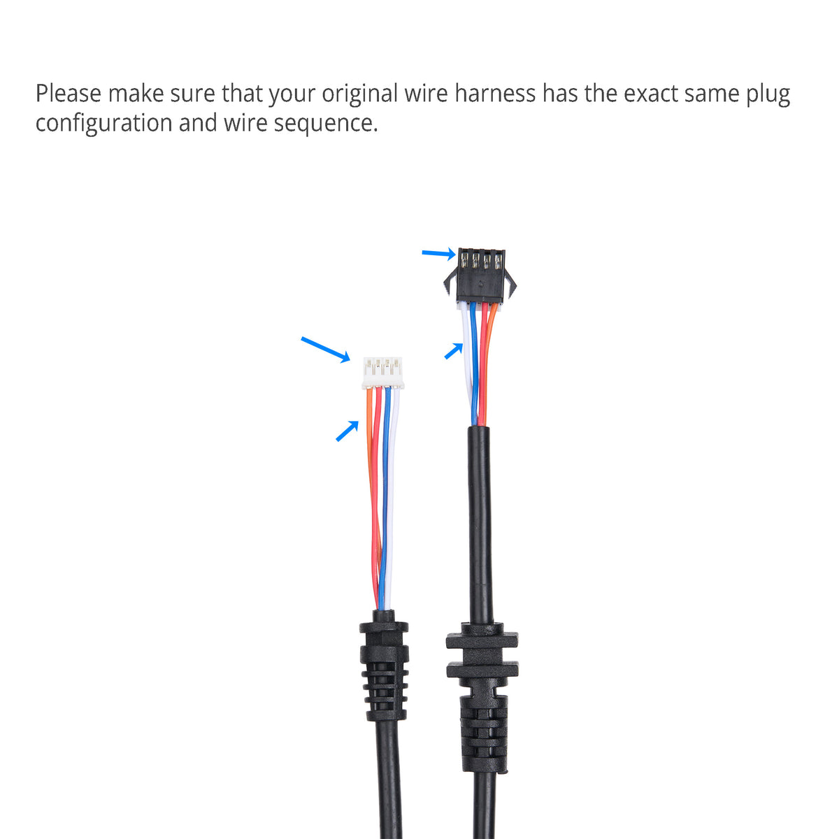 Connector close-up of 4-Pin Remote Controller Wire Harness for iRest SL-A303 series massage chairs