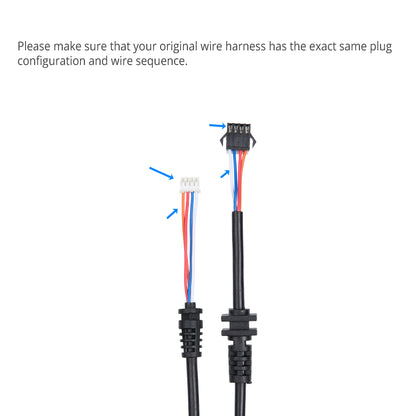 Connector close-up of 4-Pin Remote Controller Wire Harness for iRest SL-A303 series massage chairs