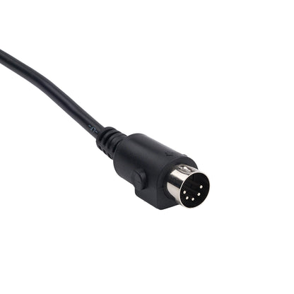 Black cable with a 4-pin connector on a white background
