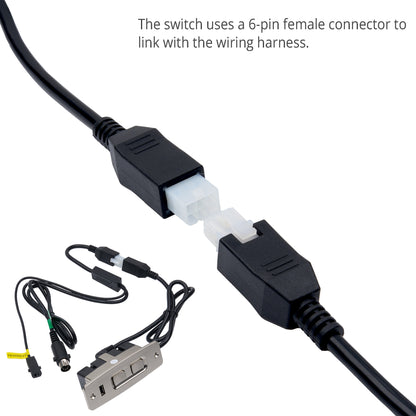 Raffel CTR UR2 52 BA 4-Button Switch & Wire Harness for Power Recliner Lift Chairs