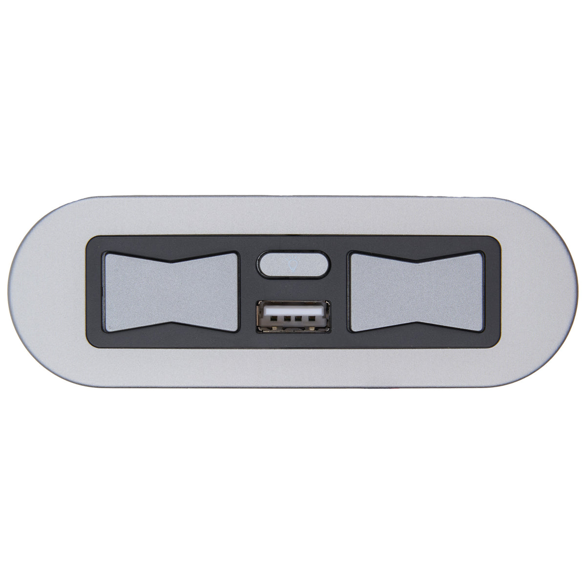 Control Panel of eMoMo HX90ALU Switch for Lift Chair and Power Recliner with 3 Buttons, 2 Plugs and a USB Port