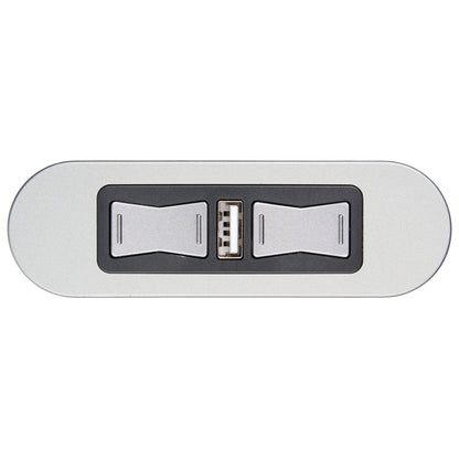 Control Panel of eMoMo HX90EU 4 Button Switch with USB Port and Dual 5-Pin Plugs for Recliner Lift Chair