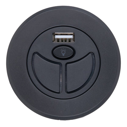 eMoMo RemoP40W 3 Button Switch with 90° 5-pin Male Plug USB Backlit