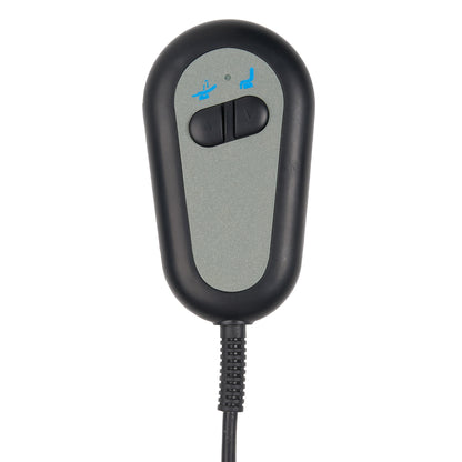 Control panel of 2-Button Remote Controller with Right-Angled (90°) 5-Pin Plug for Power Recliner and Lift Chair