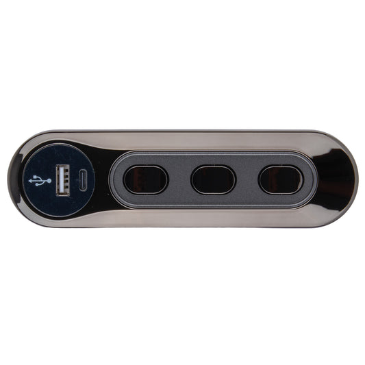 Kaidi KDH249G-007 6-Button Recliner Switch with 3 Connectors and USB-A & USB-C Charging Ports