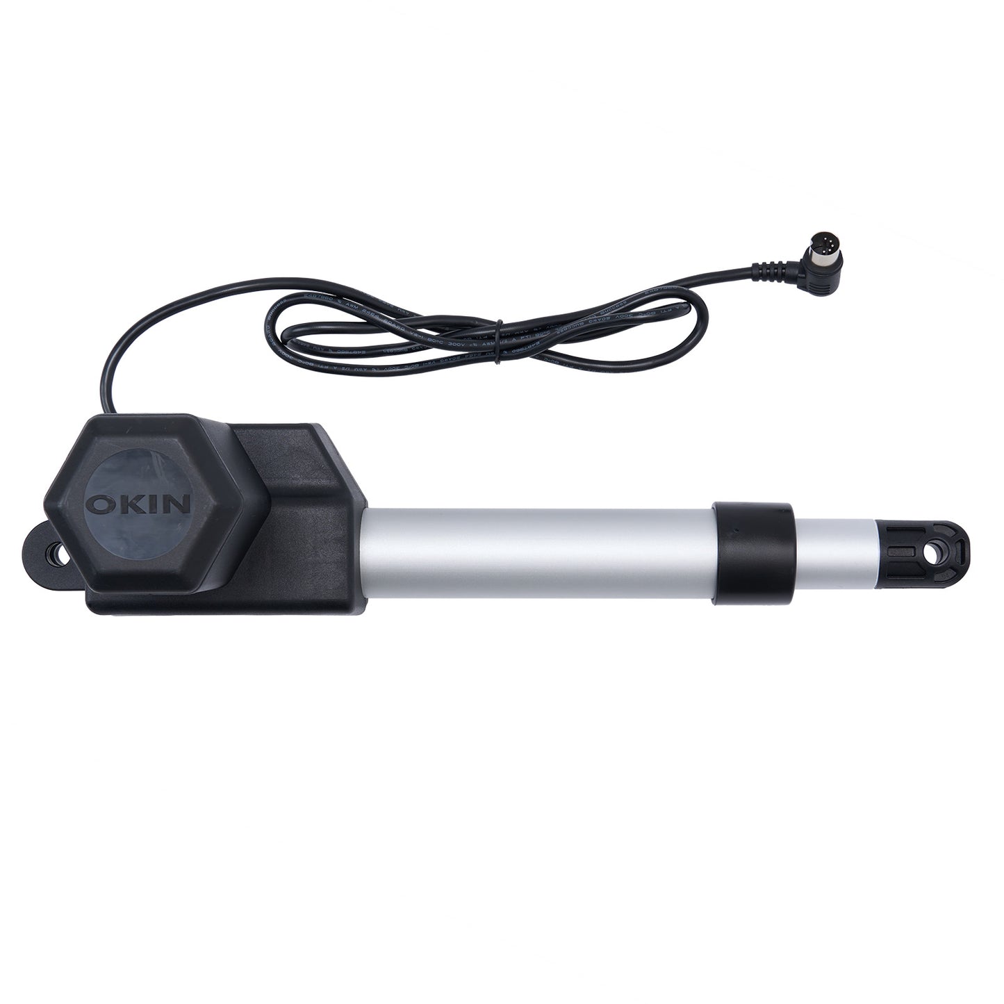 Okin motor with cable on a white background