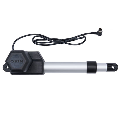 Okin motor with cable on a white background