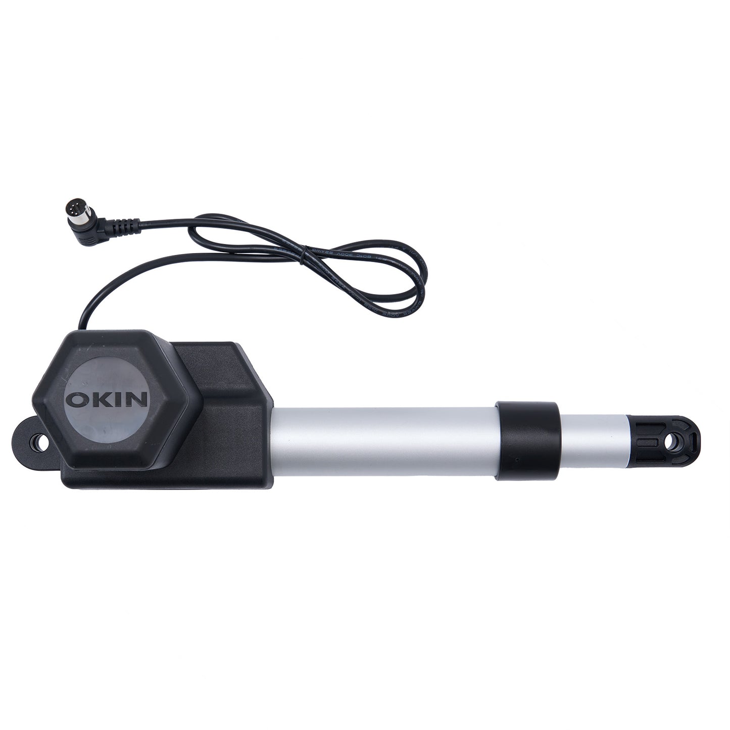 Okin motor on a white background