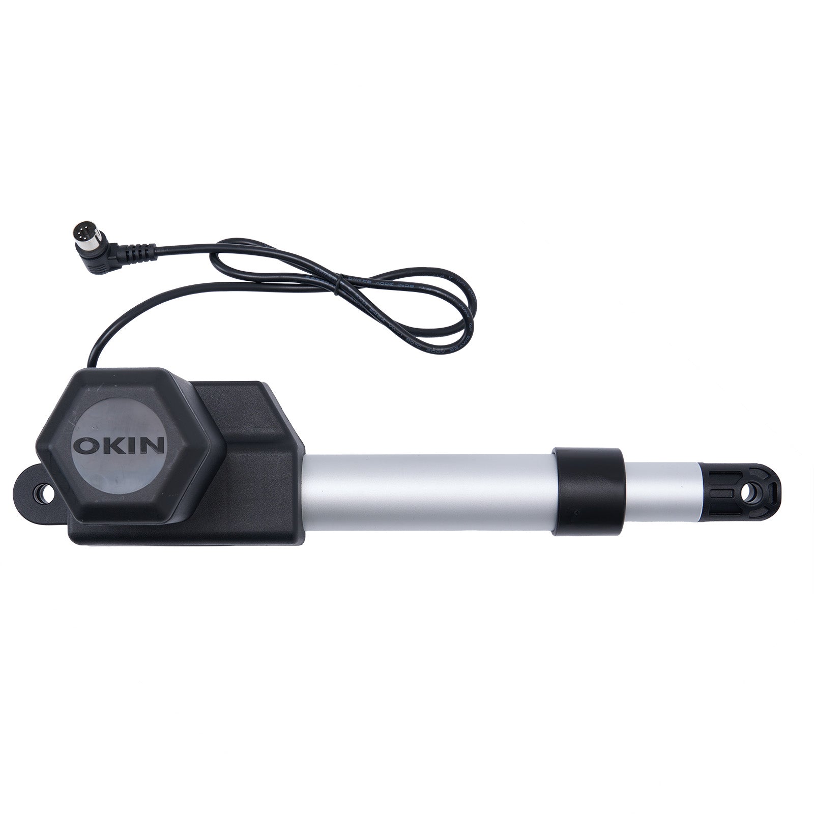 Okin motor on a white background