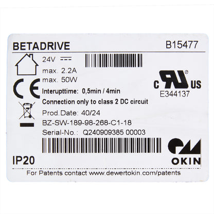 OKIN BETADRIVE B15477 Linear Actuator for Adjustable bed.