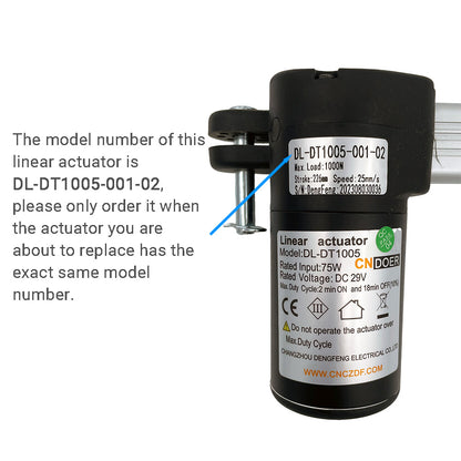 CNDOER DL-DT1005-001-02 Linear Actuator Motor by Changzhou DengFeng