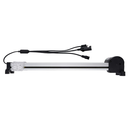 Aquarium light bar with connectors on a white background