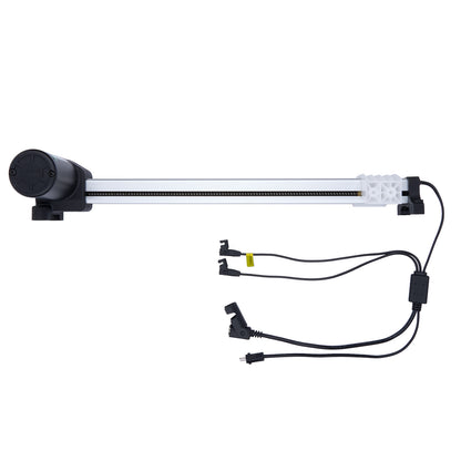 Light bar with multiple connectors on a white background