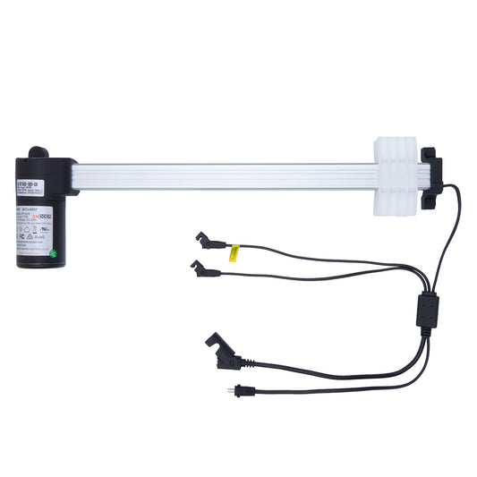 Electrical component with connectors on a white background