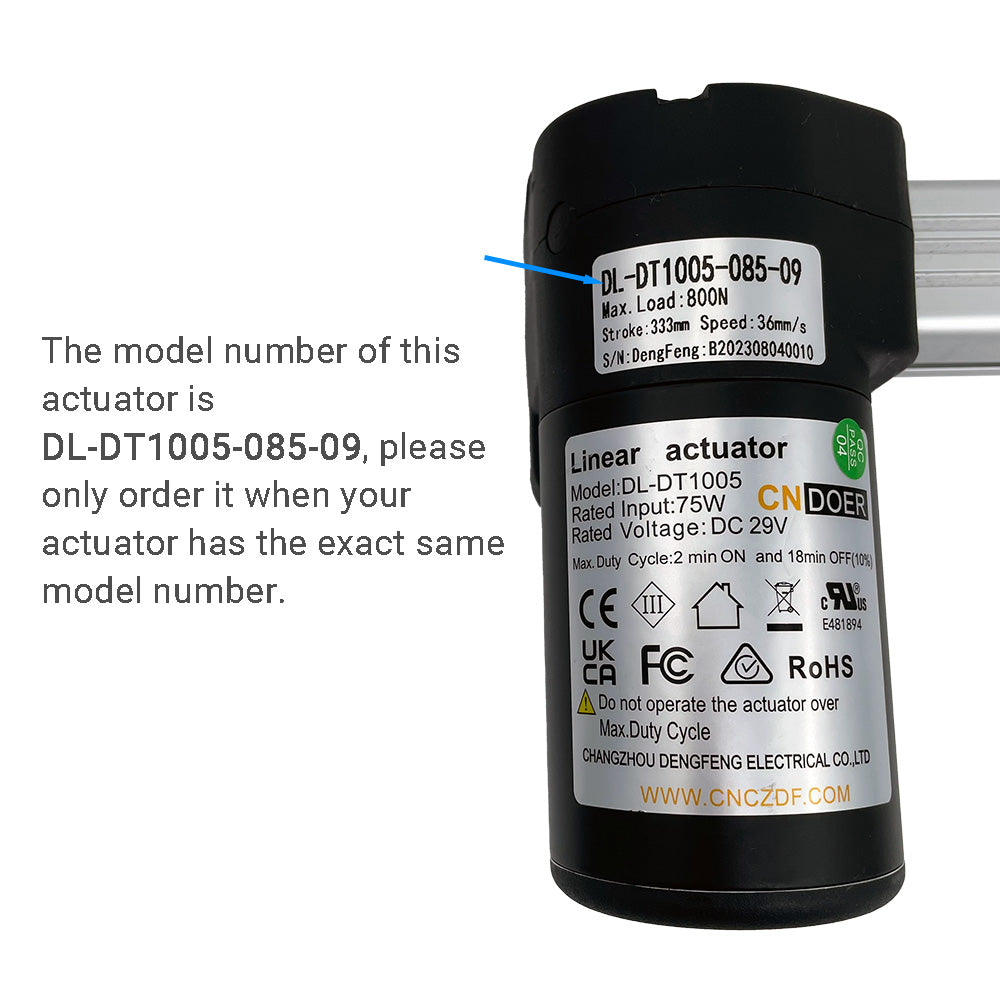 CNDOER DL-DT1005-085-09 Linear Actuator Motor by Changzhou DengFeng