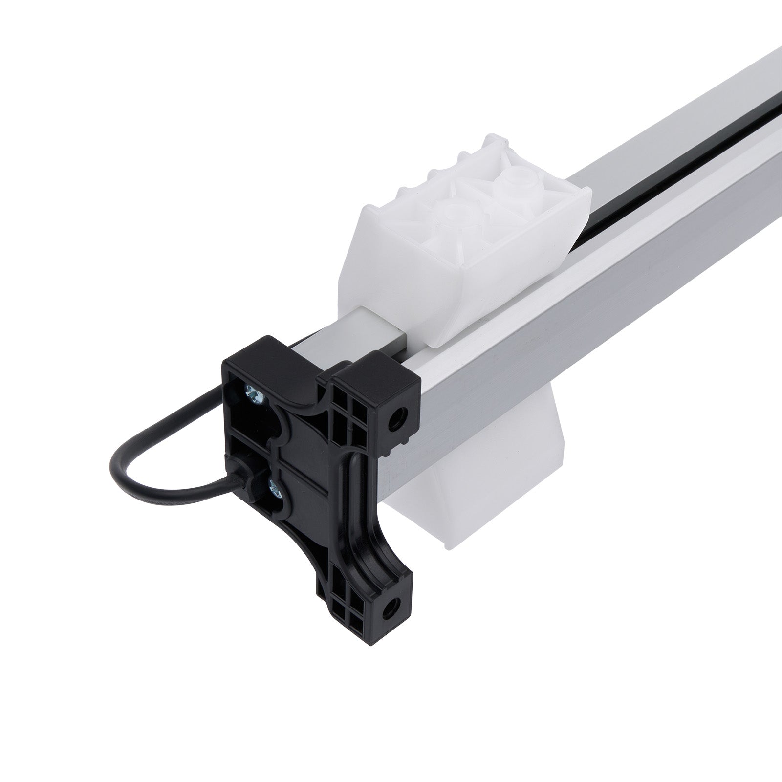 Close-up of a mechanical component with a white background