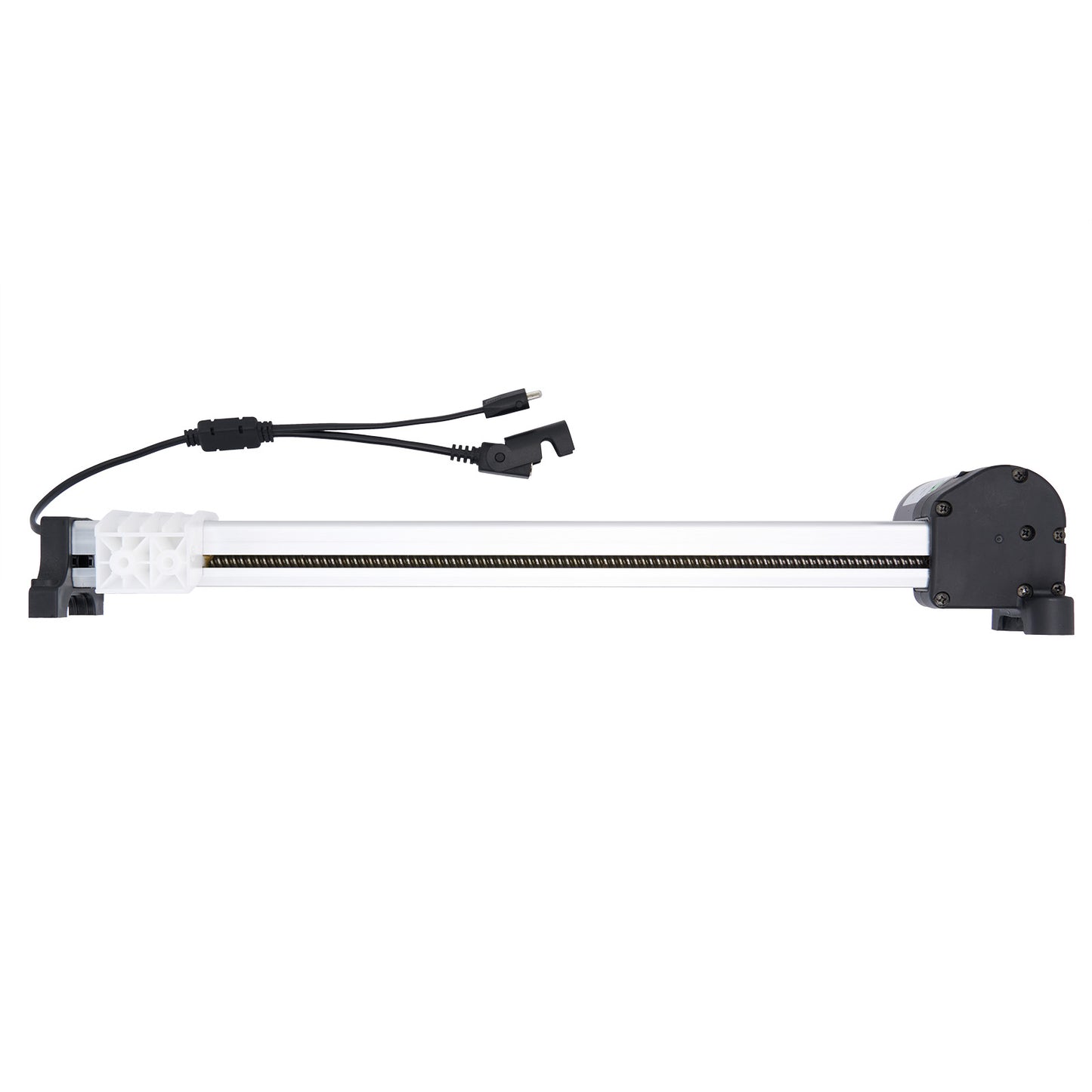 Mechanical component with a cable on a white background