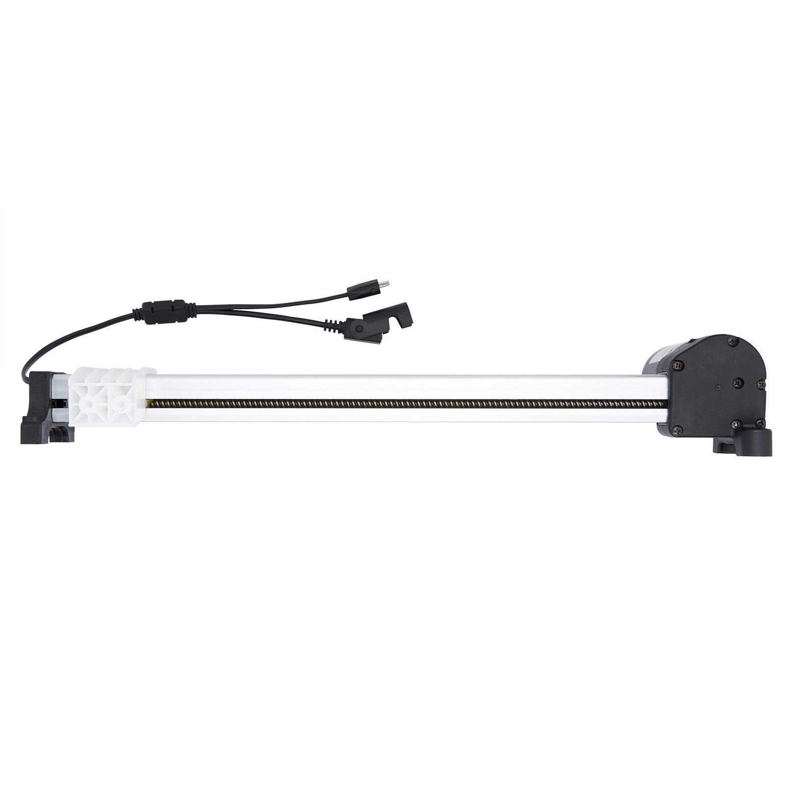 Mechanical component with a cable on a white background