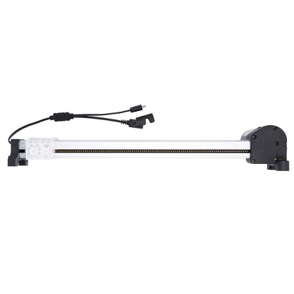 Mechanical component with a cable on a white background