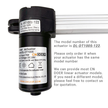 CNDOER DL-DT1005-122 Linear Actuator Motor by Changzhou DengFeng