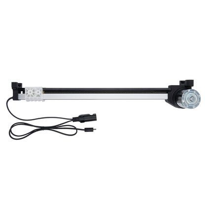 Aquarium light bar with power cord on a white background
