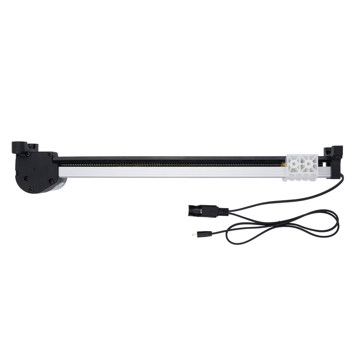 Electronic component with a cable on a white background