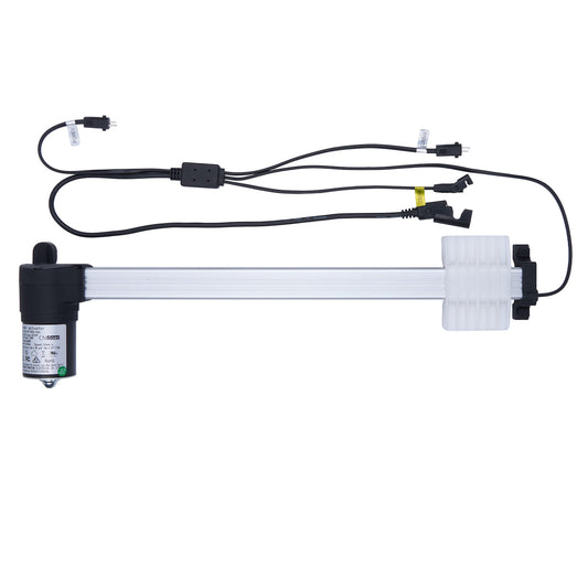 Mechanical component with wiring on a white background