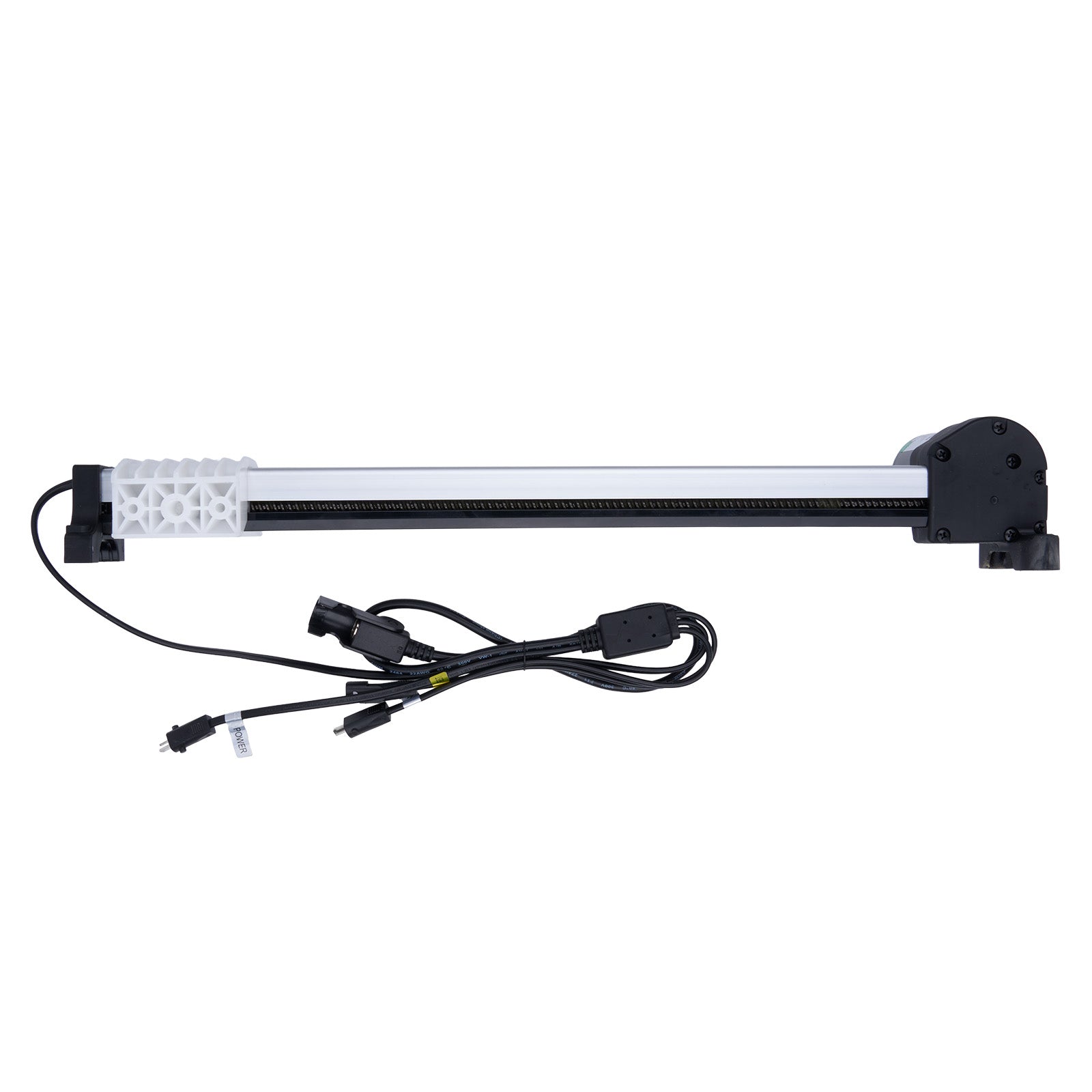 Aquarium light bar with power cord on a white background