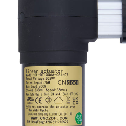CN DOER DL-DT1006A-054-07 Linear Actuator Motor by Changzhou DengFeng