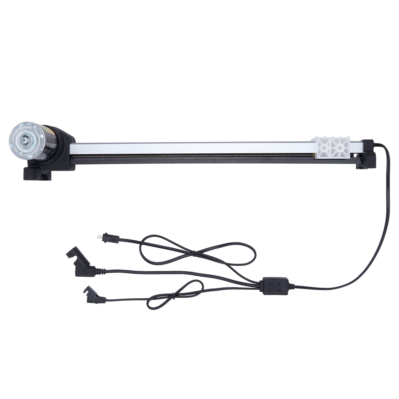 Aquarium light with power cord on a white background