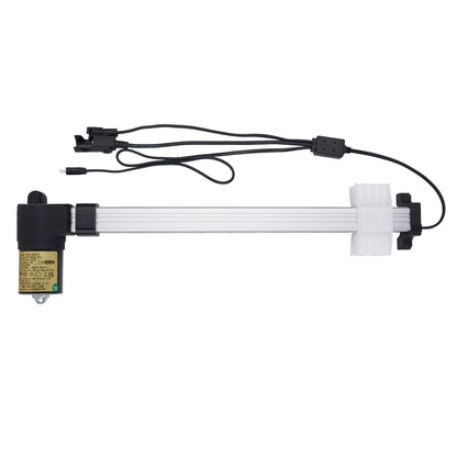 Electrical component with multiple wires and connectors on a white background