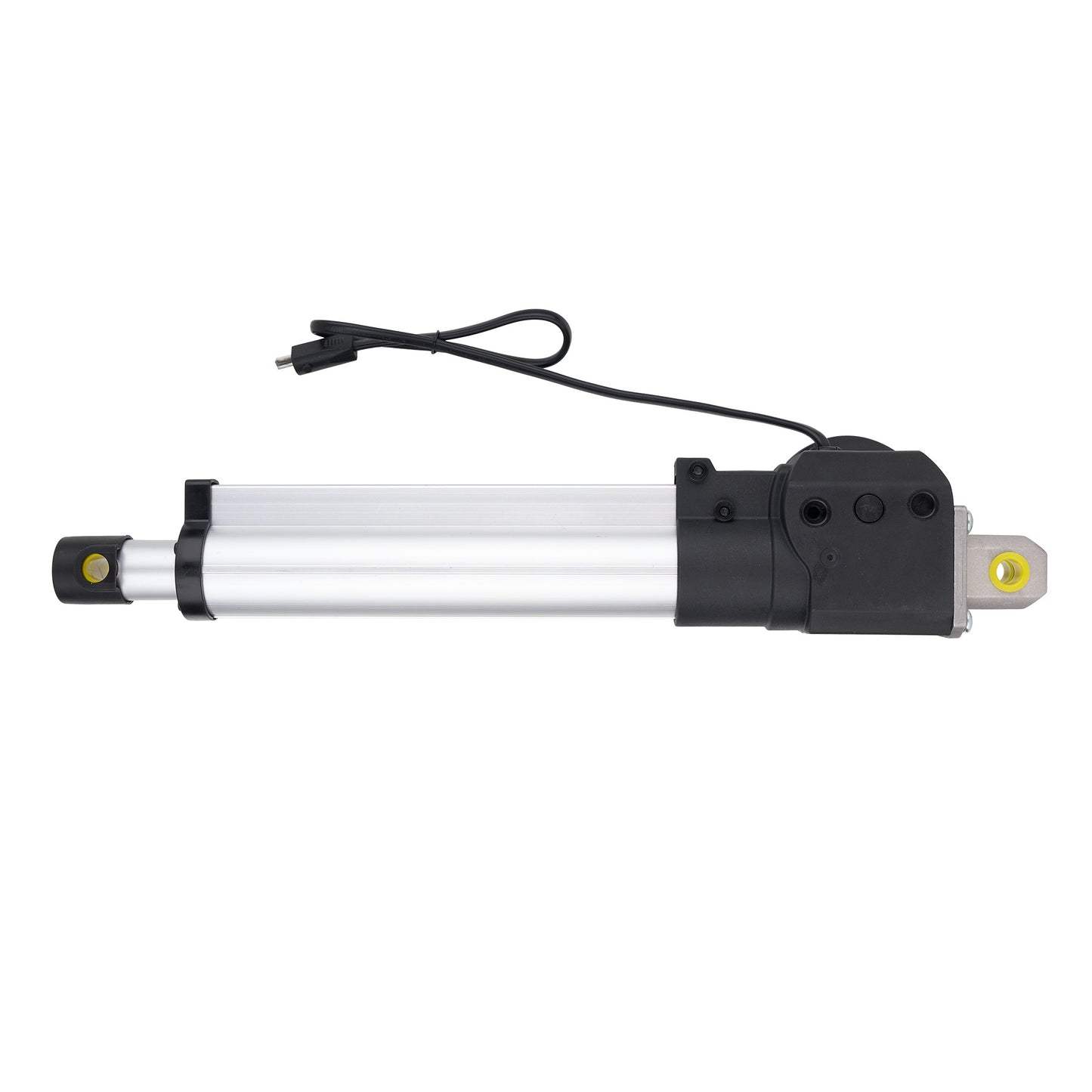 Electric linear actuator with a white background