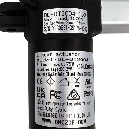 CN DOER DL-DT2004-102 Linear Actuator Motor by Changzhou DengFeng