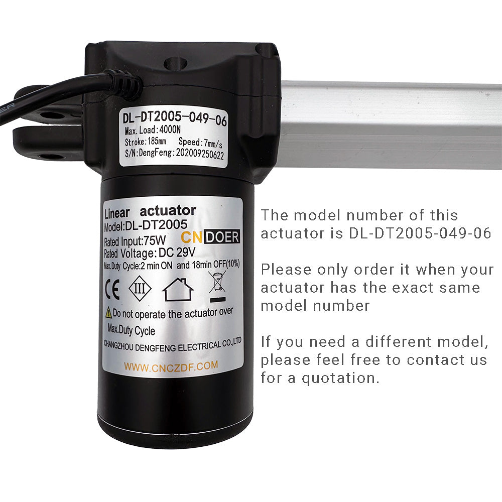 CNDOER DL-DT2005-049-06 Linear Actuator Motor by Changzhou DengFeng