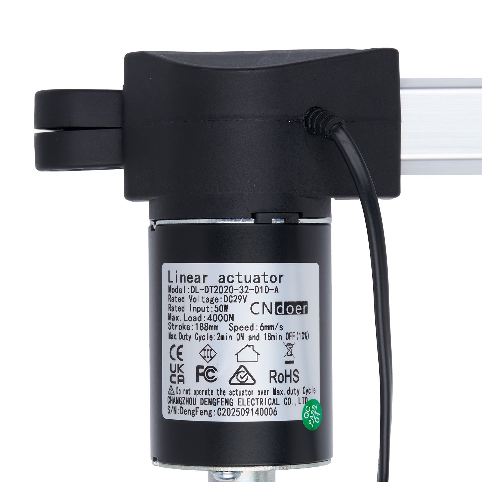CN DOER DL-DT2020-32-010-A Linear Actuator for Recliner/Lift Chair